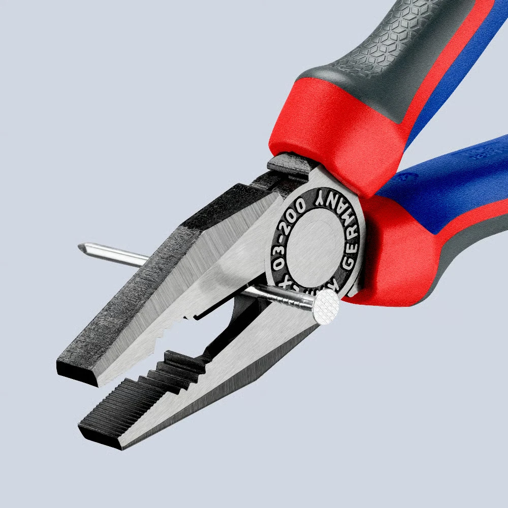 Miniatuur van KNIPEX combinatietang comfortgrepen 200mm (03 02 200)