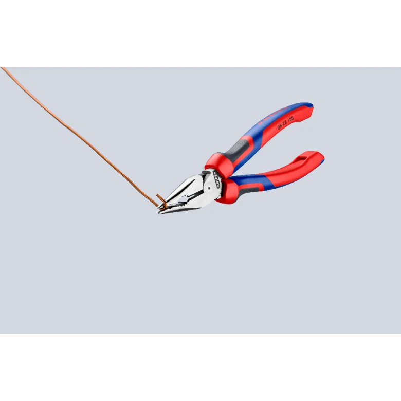 Miniatuur van KNIPEX combinatietang met spitse punt 185mm met 3-comp comfort handgreep KNIPEXtend (0822185)
