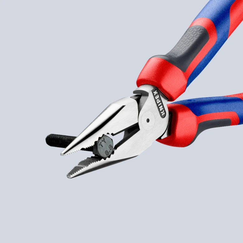 Miniatuur van KNIPEX combinatietang met spitse punt 185mm met 3-comp comfort handgreep KNIPEXtend (0822185)