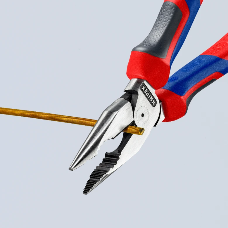 Miniatuur van KNIPEX combinatietang met spitse punt 185mm met 3-comp comfort handgreep KNIPEXtend (0822185)