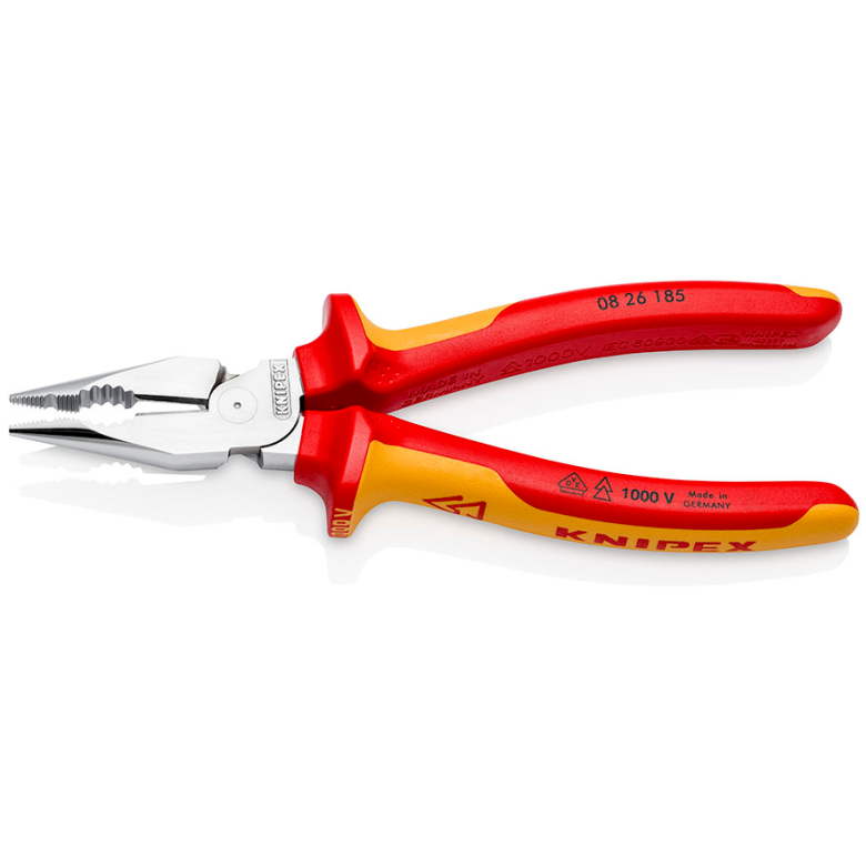 Miniatuur van KNIPEX combinatietang met spitse punt 185mm VDE (0826185)