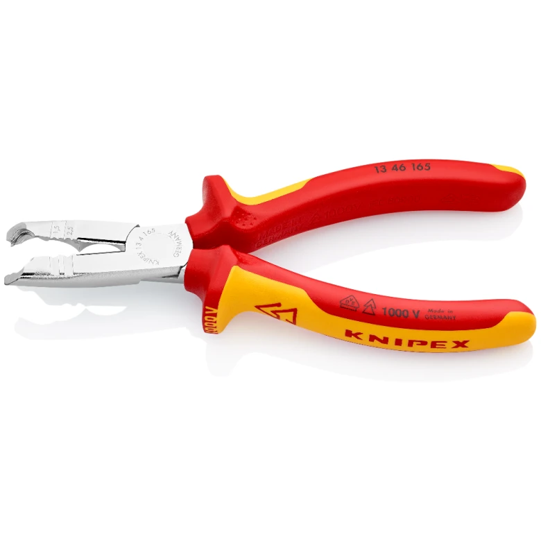 Miniatuur van KNIPEX striptang slanke kop VDE 165mm (13 46 165)