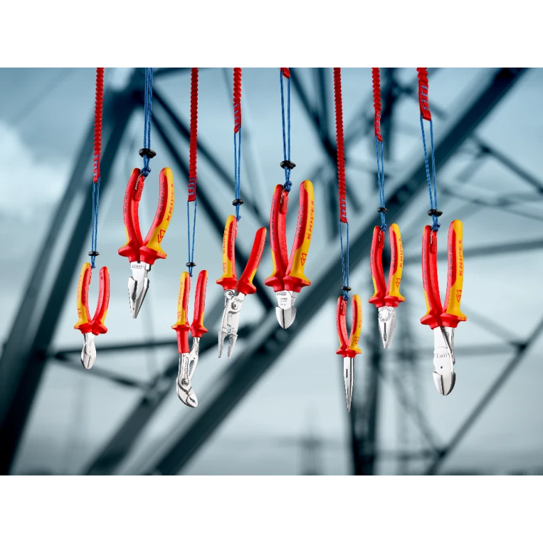 Miniatuur van KNIPEX multifunctionele 6 in 1 combinatietang elektro 200mm met vergrendelingshendel VDE (1396200)