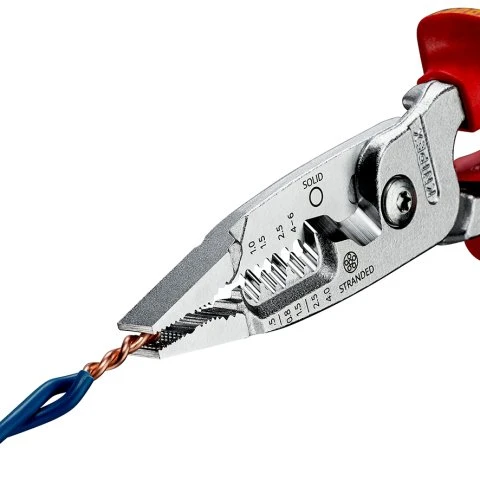 Miniatuur van KNIPEX combinatietang 200mm VDE 6-in-1 zonder hendel (137