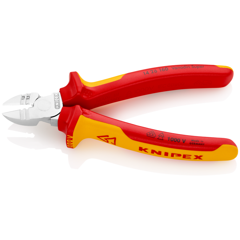 Miniatuur van KNIPEX combi striptang en zijkniptang VDE 160mm (14 26 160)