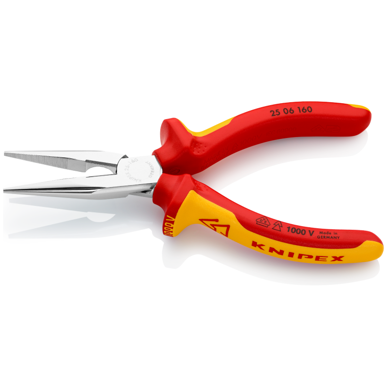 Miniatuur van KNIPEX radiotang platspits zijsnijder VDE 160mm (25 06 160)