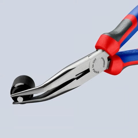 Miniatuur van KNIPEX langbektang 45° + zijsnede 200mm (26 22 200)