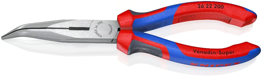 Miniatuur van KNIPEX langbektang 45° + zijsnede 200mm (26 22 200)