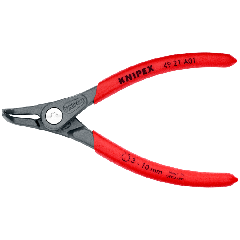 Miniatuur van KNIPEX borgveertang buitenring gebogen 90° 3–10mm (49 21 A01)