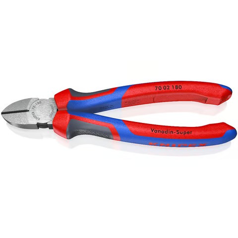 Miniatuur van KNIPEX zijkniptang gepolijst comfort 180mm (70 02 180)