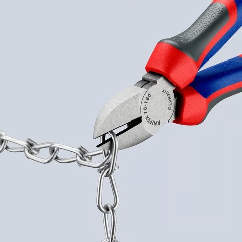 Miniatuur van KNIPEX zijkniptang gepolijst comfort 180mm (70 02 180)