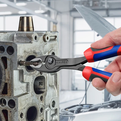 Miniatuur van KNIPEX TwinGrip voorgrijptang 200mm met 3-comp comfort handgreep KNIPEXtend (8202200)