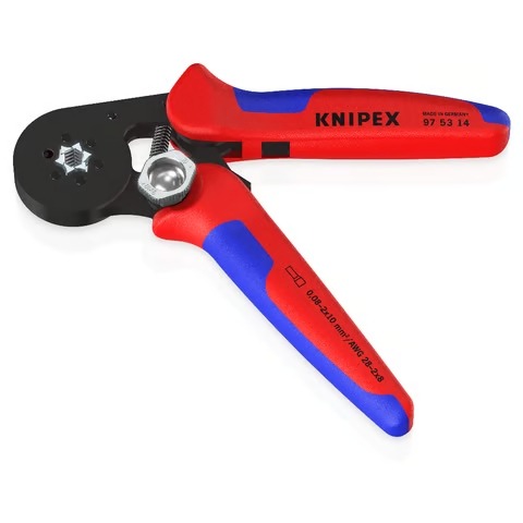 Miniatuur van KNIPEX krimptang adereindhulzen zij-invoer 180mm (97 53 14)