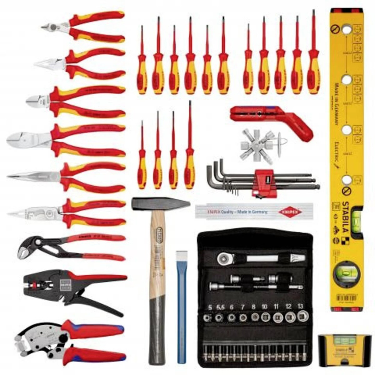 Miniatuur van KNIPEX gereedschapskoffer elektro 71-delig (2106)