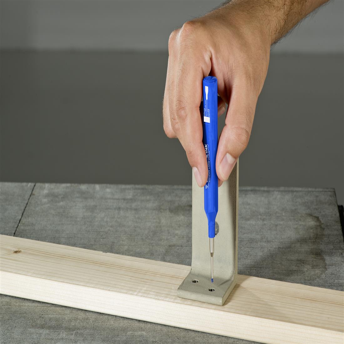 Miniatuur van Lyra merkstift blauw voor diepe gaten (4480051)