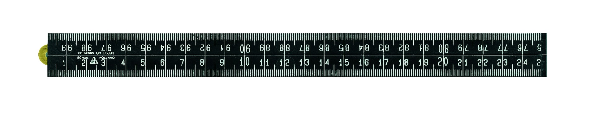 Miniatuur van Schuil duimstok kunststof zwart 1 meter (8625)