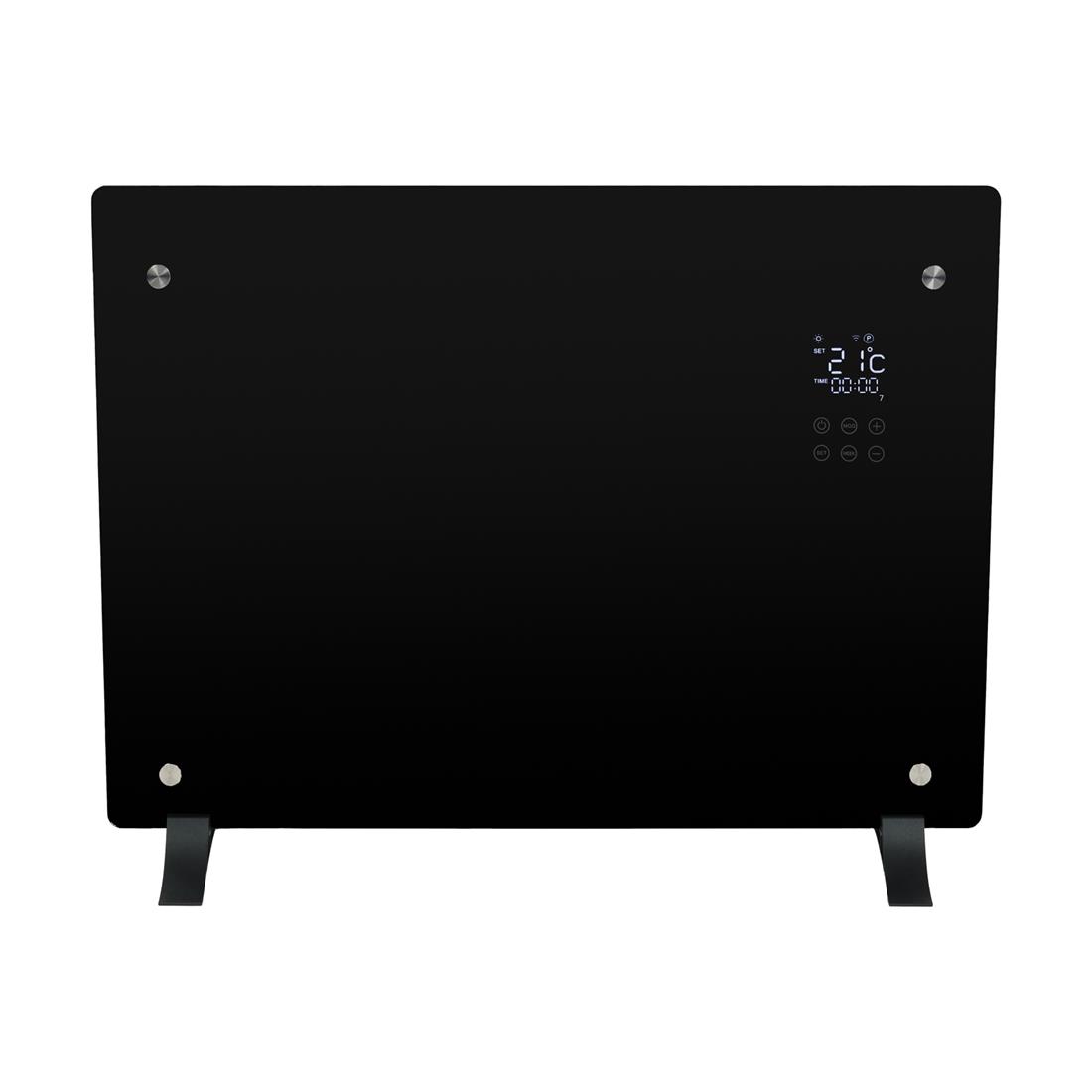 Miniatuur van Eurom alutherm verre elektrische kachel 1000W met WiFi en app - zwart (360974)