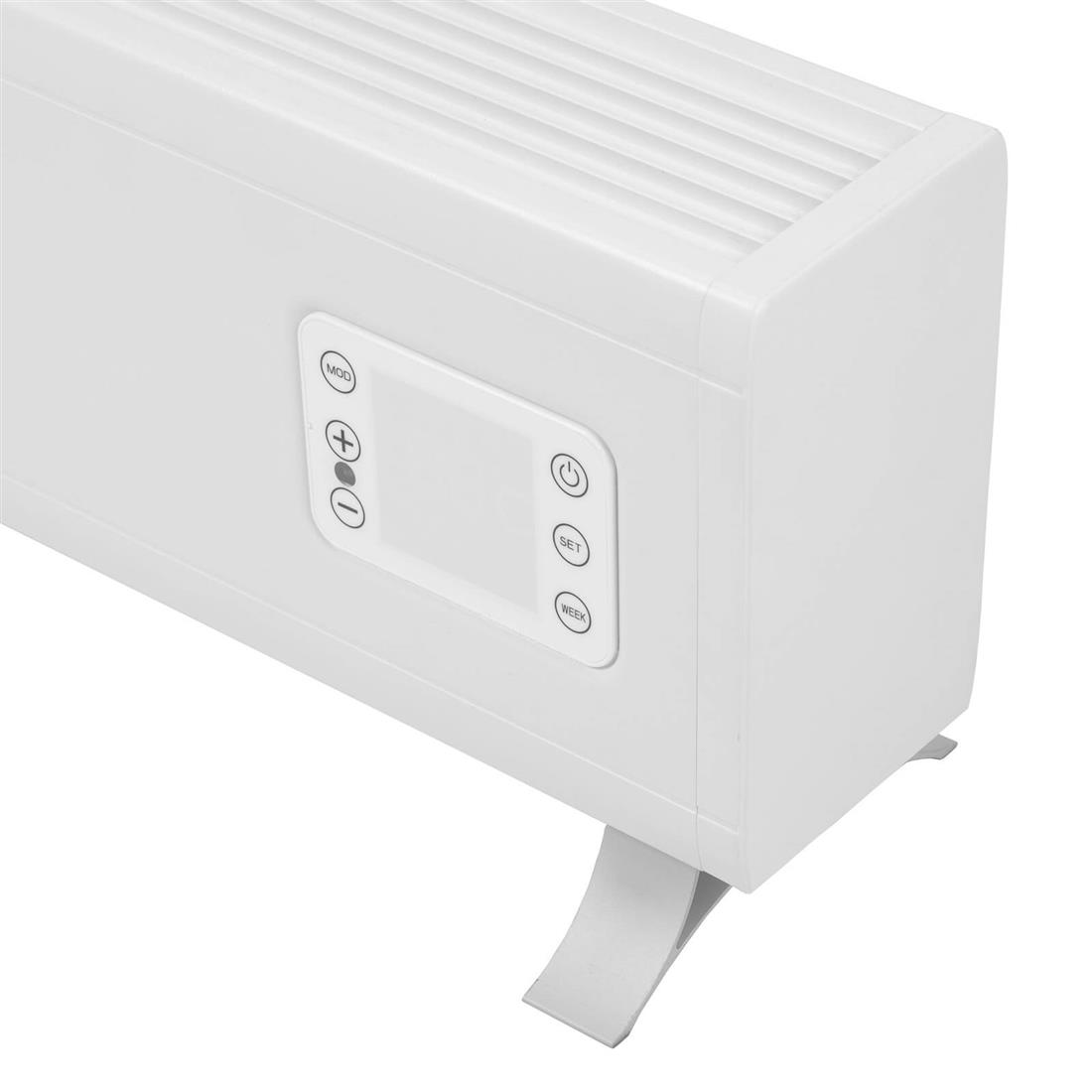 Miniatuur van Eurom alutherm baseboard 1500W met WiFi en app (361186)