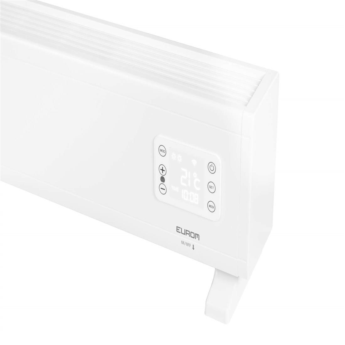 Miniatuur van Eurom alutherm baseboard 2000W met WiFi en app (361032)