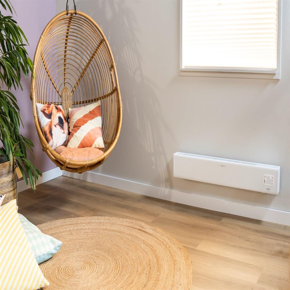 Miniatuur van Eurom alutherm baseboard 2500W met WiFi en app (361056)
