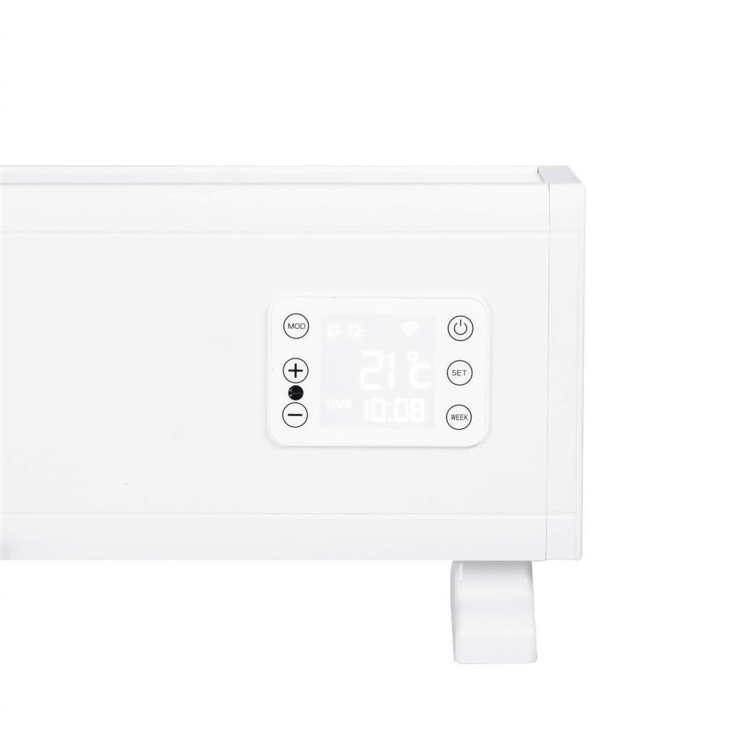 Miniatuur van Eurom alutherm baseboard 2500W met WiFi en app (361056)