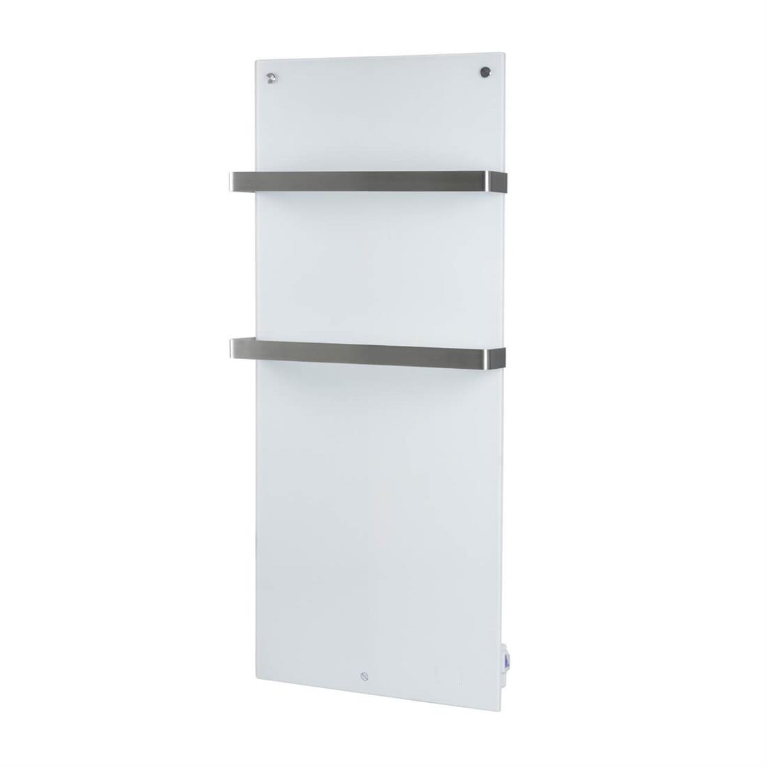 Miniatuur van Eurom Sani 600 badkamer infrarood verwarming 600W met handdoekbeugels, WiFi en app (350333)