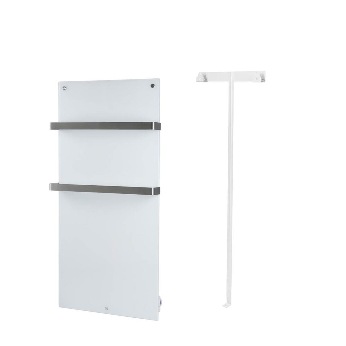 Miniatuur van Eurom Sani 800 badkamer infrarood verwarming 800W met handdoekbeugels, WiFi en app (350371)