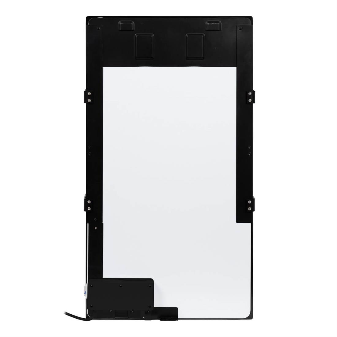 Miniatuur van Eurom Sani 400 badkamer infrarood verwarming 400W met handdoekbeugels, WiFi en app - zwart (350135)