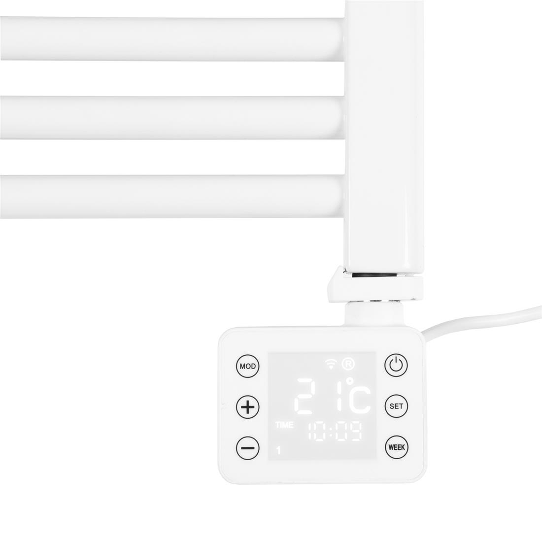 Miniatuur van Eurom elektrische handdoekradiator 800W met WiFi, app en ingebouwde timer (352641)