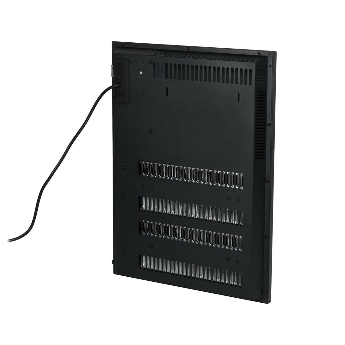 Miniatuur van Eurom alutherm sani elektrische kachel voor badkamer 800W, met WiFi en app - zwart (361025)