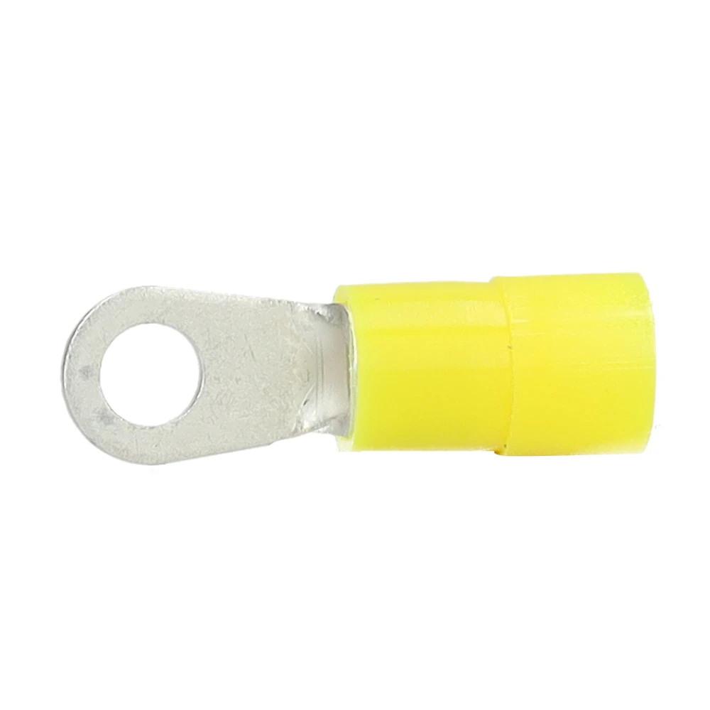 Miniatuur van Cimco geïsoleerde ringkabelschoen recht geel 4-6mm2 - gat M5 per 100 stuks (180052)