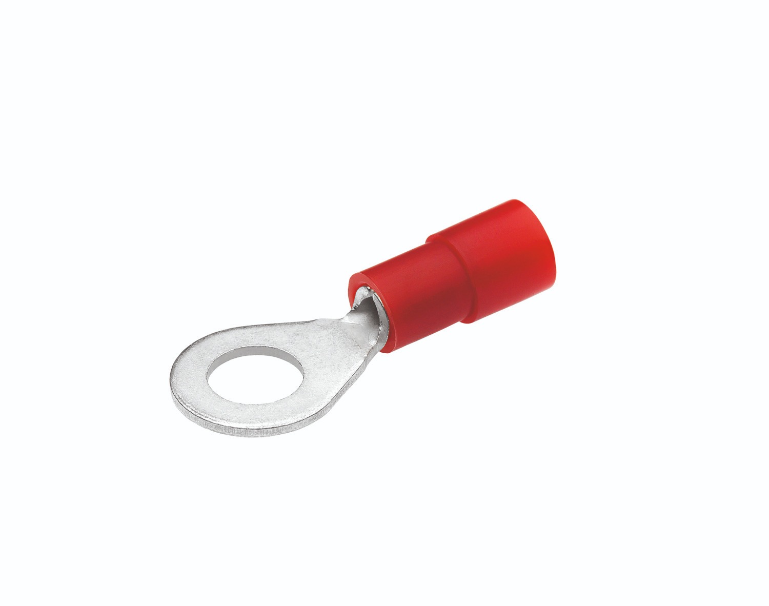 Miniatuur van Cimco geïsoleerde ringkabelschoen recht rood 10mm2 - gat M6 per 100 stuks (180072)