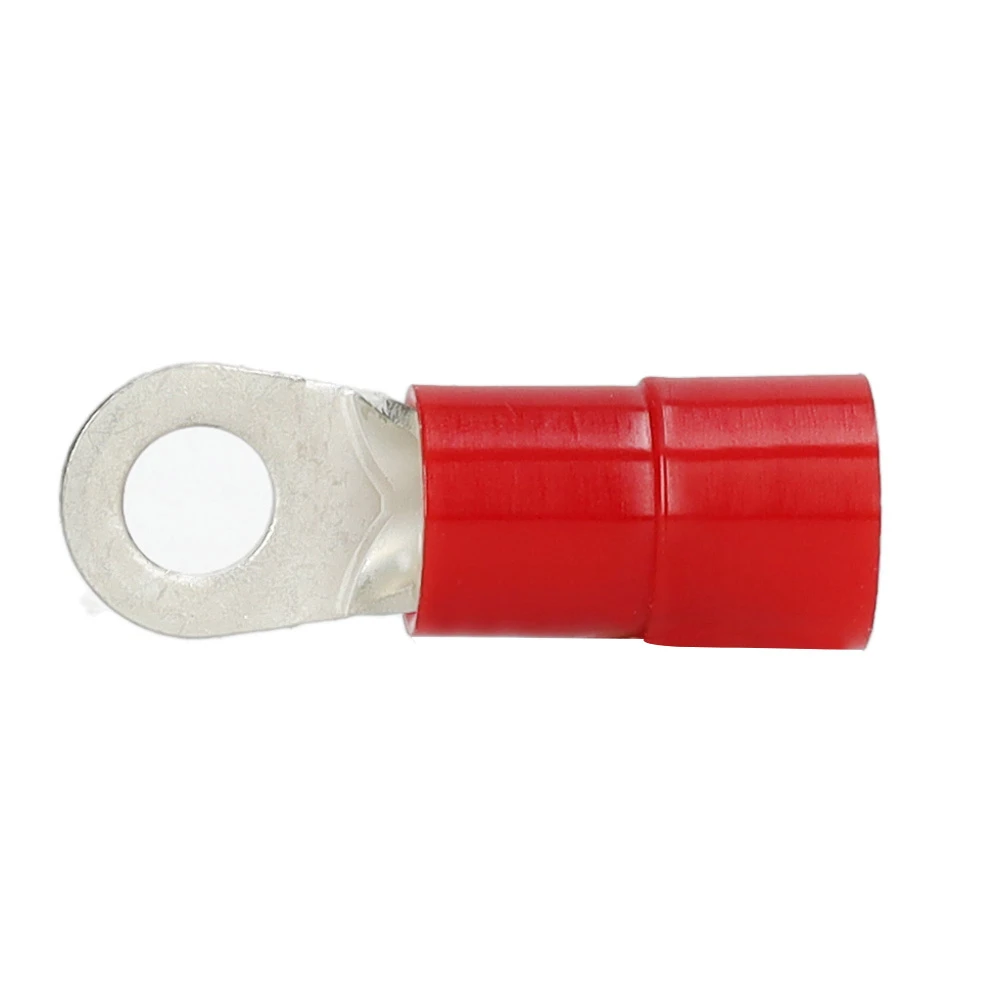 Miniatuur van Cimco geïsoleerde ringkabelschoen recht rood 10mm2 - gat M8 per 50 stuks (180074)