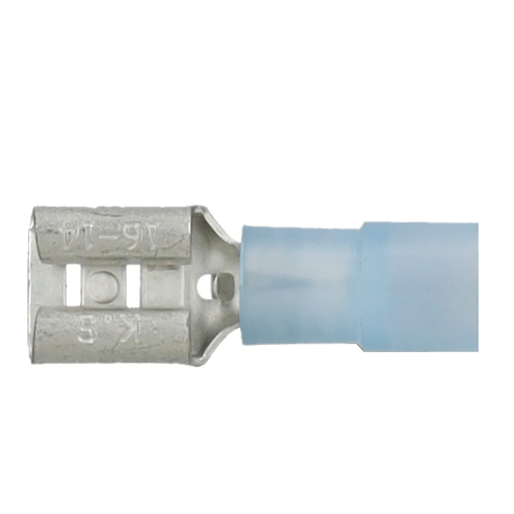 Miniatuur van Cimco geïsoleerde vlakstekerhuls blauw 6,3x0,8mm voor 1,5-2,5mm2 per 100 stuks (180232)
