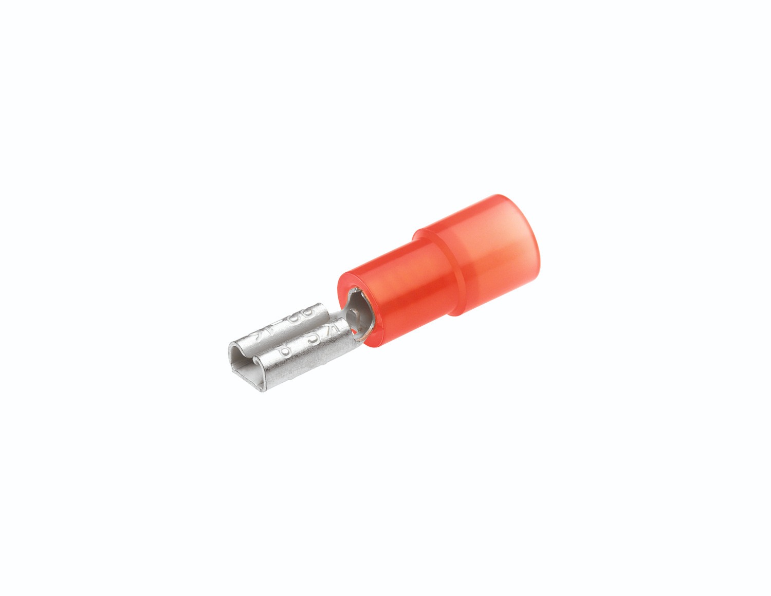 Miniatuur van Cimco geïsoleerde vlakstekerhuls rood 4,8x0,5mm voor 0,5-1mm2 per 100 stuks (180254)