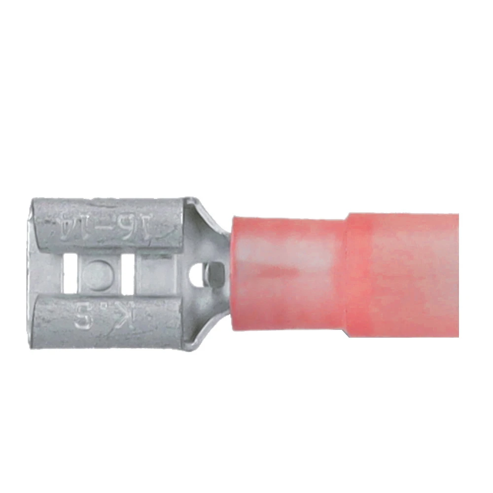 Miniatuur van Cimco geïsoleerde vlakstekerhuls rood 4,8x0,8mm voor 0,5-1mm2 per 100 stuks (180256)