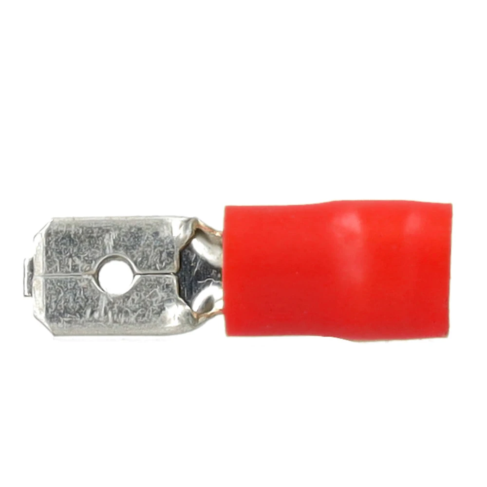 Miniatuur van Cimco geïsoleerde vlaksteker rood 6,3x0,8mm voor 0,5-1mm2 per 100 stuks (180290)