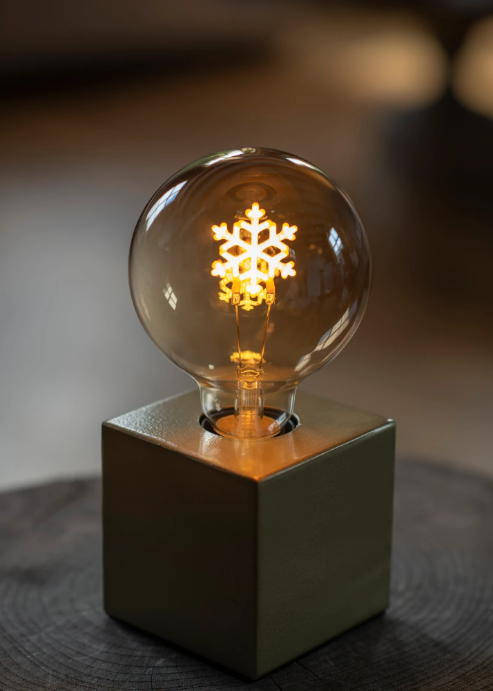 Miniatuur van Bailey LED lamp snowflake E27 2W 90lm warm wit dimbaar (145550)