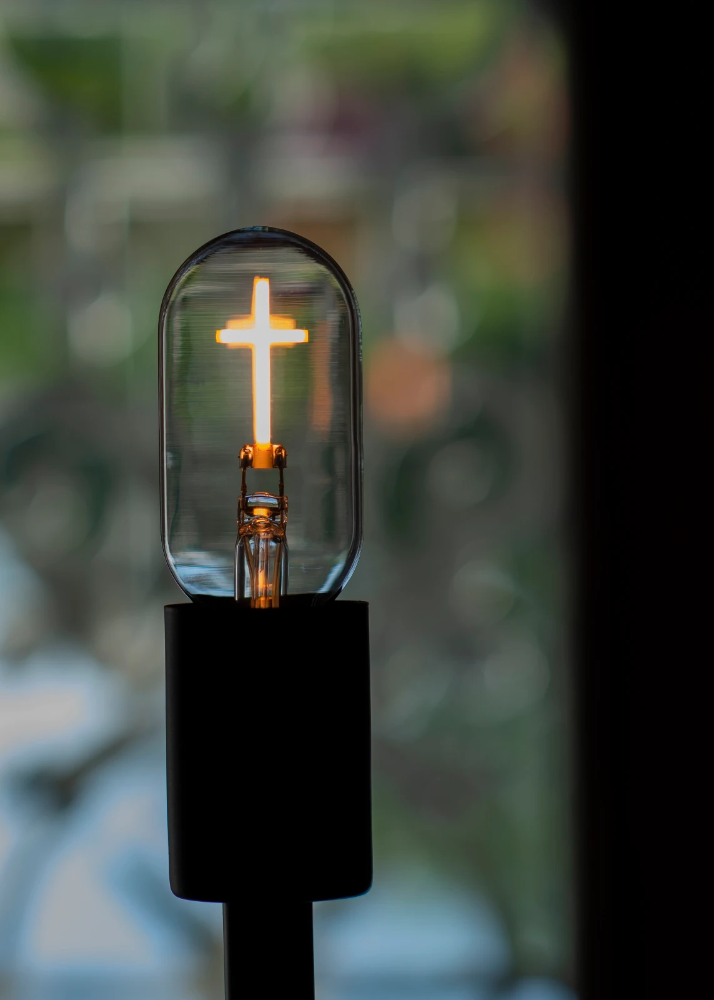 Miniatuur van Bailey LED lamp cross E27 2W 90lm warm wit dimbaar (145553)