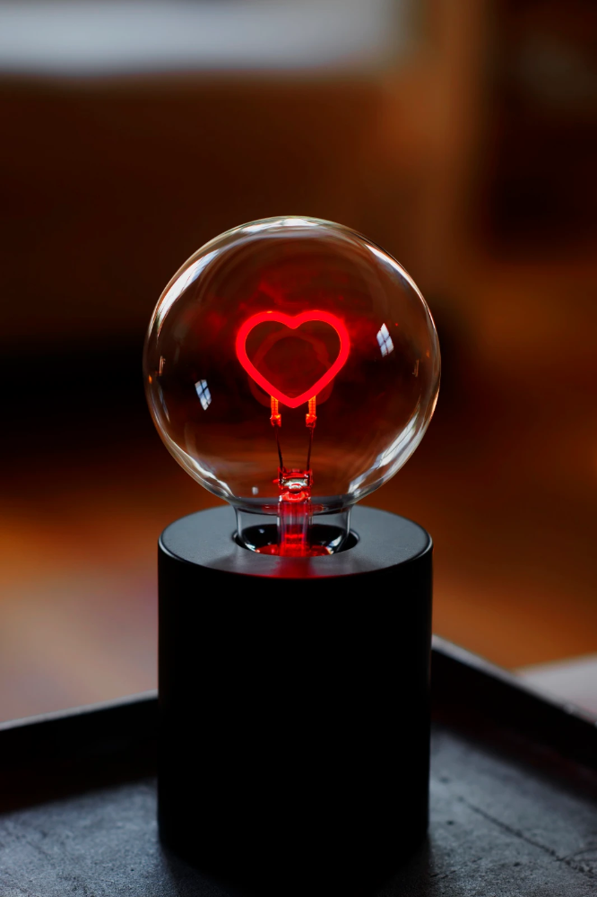 Miniatuur van Bailey LED lamp heart E27 2W 40lm dimbaar (145900)