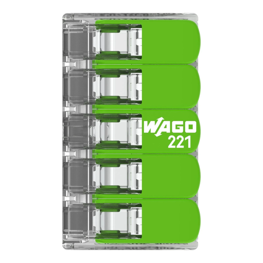 Miniatuur van Wago lasklem 5-voudig 4mm2 - per 25 stuks (221-425)
