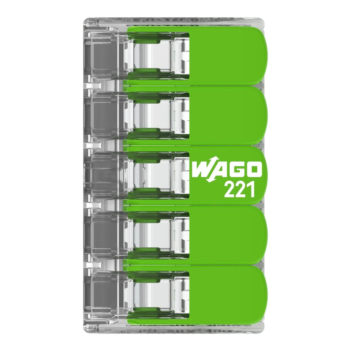 Miniatuur van Wago lasklem 5-voudig 4mm2 - per 25 stuks (221-425)
