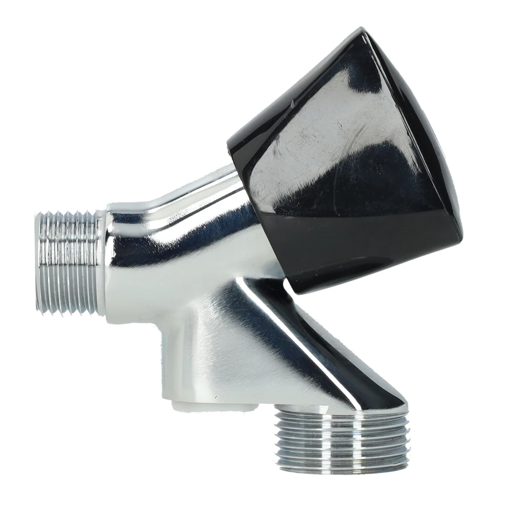 Miniatuur van Bonfix beluchterkraan met keerklep en zwarte knop (70487)