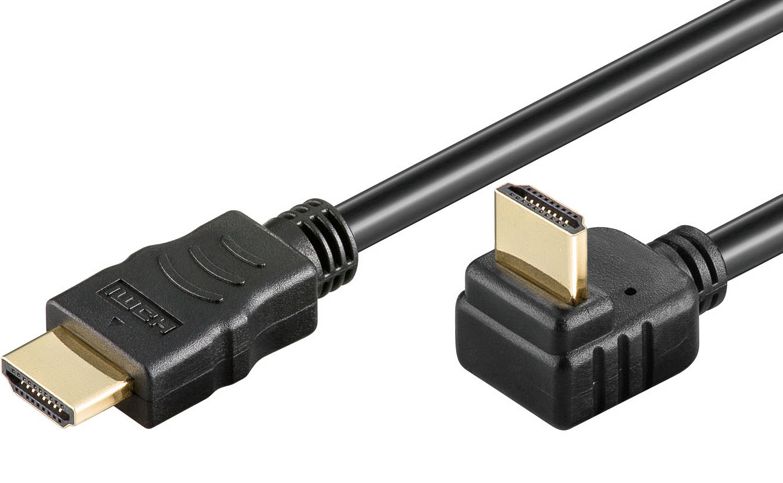 Miniatuur van Microconnect HDMI kabel 2.0 haaks 90° 2 meter (HDM19192V2.0A90)
