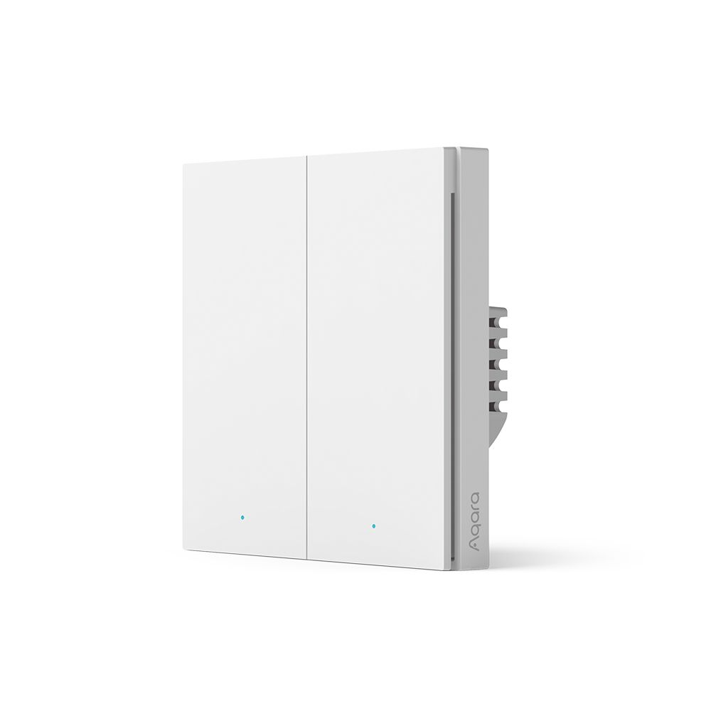 Miniatuur van Aqara draadloze schakelaar inbouw 2-voudig H1 zonder neutraal (WS-EUK02)