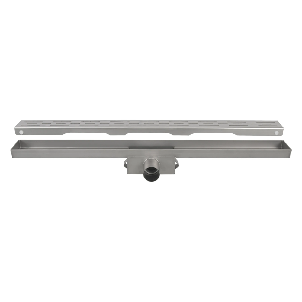 Miniatuur van Differnz douchegoot geborsteld RVS zonder flens 70x70x1.000mm - mat chroom (33.111.07)