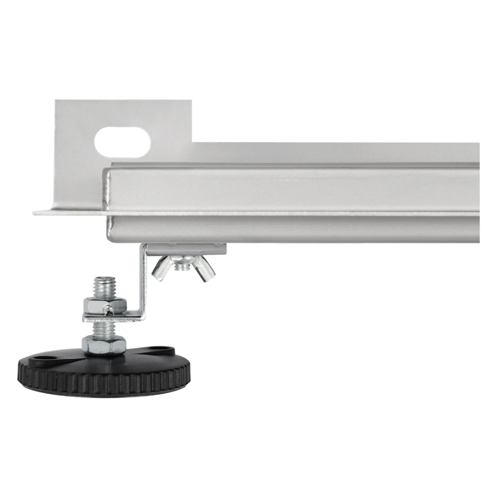 Miniatuur van Differnz douchegoot muur geborsteld RVS met flens 70x70x900mm - mat chroom (33.111.10)