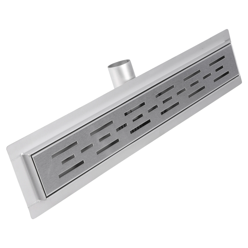 Miniatuur van Differnz douchegoot geborsteld RVS met flens 70x70x500mm - mat chroom (33.111.25)