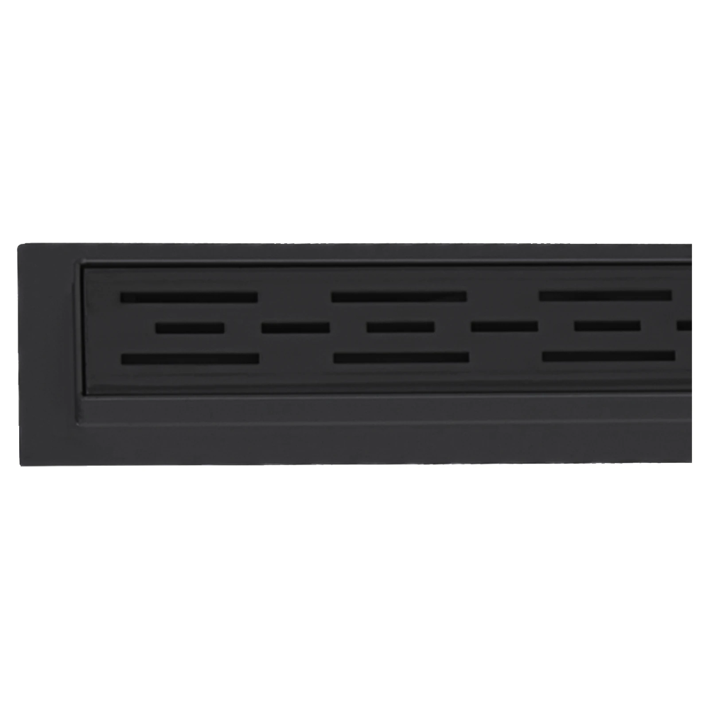 Miniatuur van Differnz douchegoot RVS met flens 70x70x500mm - zwart (33.111.26)