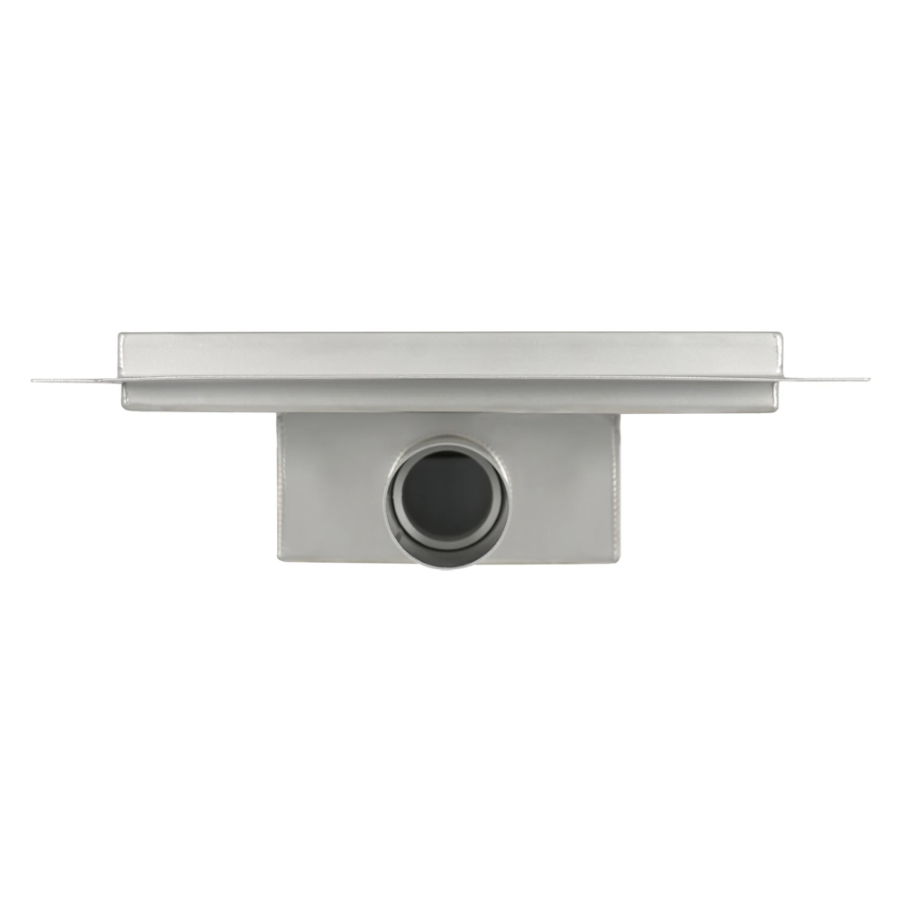 Miniatuur van Differnz douchegoot RVS met flens 61x250x250mm - mat chroom (33.111.24)